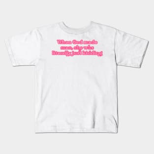 God is a Woman Kids T-Shirt